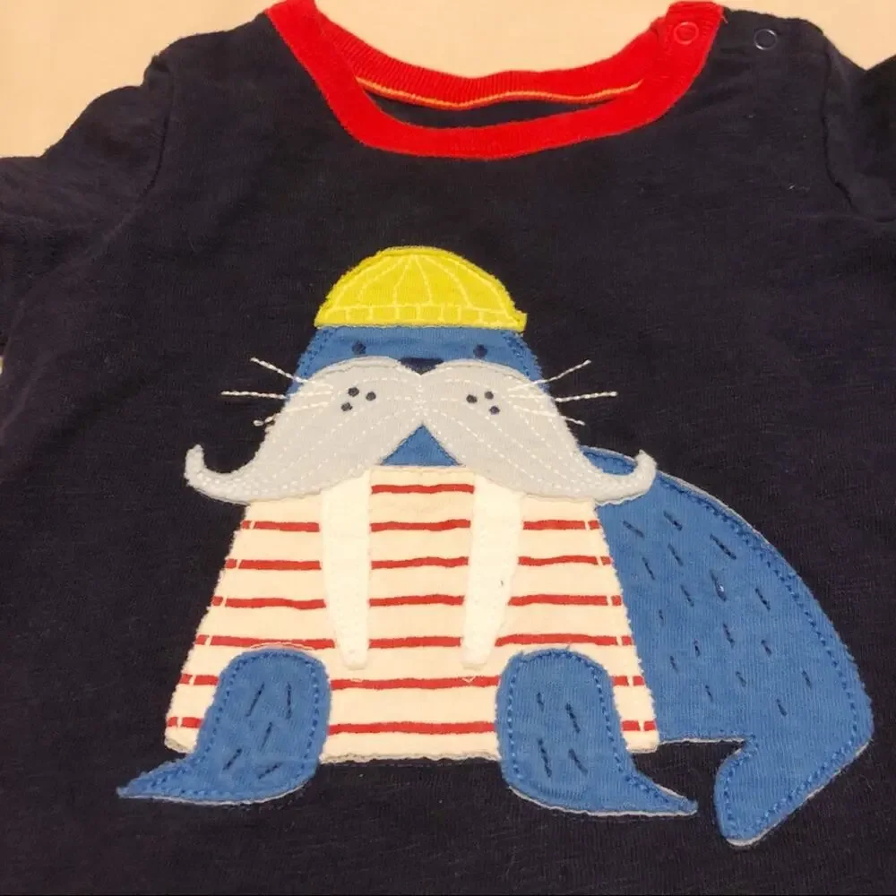 Gap Walrus Outfit, Bodysuit and Shorts 6-12 Month Boy